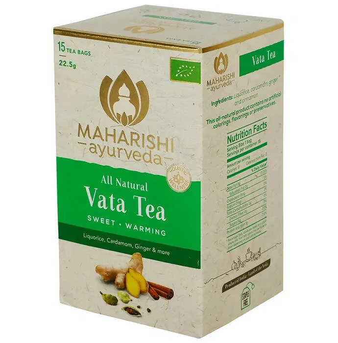 Maharishi Ayurveda Tea Bags Combo Pack, 15 Tea bags(Combo of 4)-6.webp